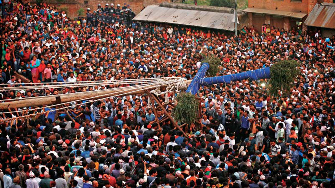 बिस्का जात्रालाई शान्तिपूर्ण बनाउन सद्भाव र्‍याली